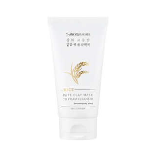Rice Pure Clay Mask to Foam Cleanser 150ml