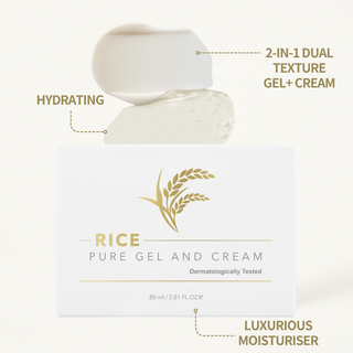 Rice Pure Gel and Cream Moisturiser 80ml