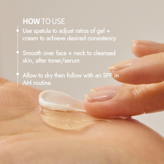 Rice Pure Gel and Cream Moisturiser 80ml