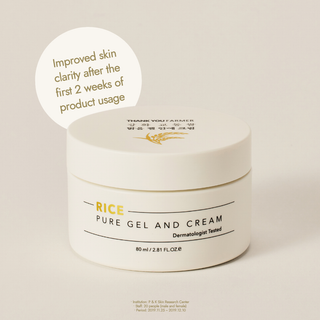 Rice Pure Gel and Cream Moisturiser 80ml