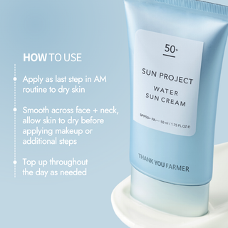 Sun Project Water Sun Cream SPF50+ PA+++