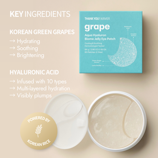 Grape Aqua Hyaluron Biome Jelly Eye Patch
