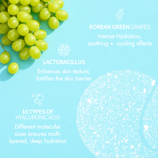Grape Aqua Hyaluron Biome Jelly Eye Patch