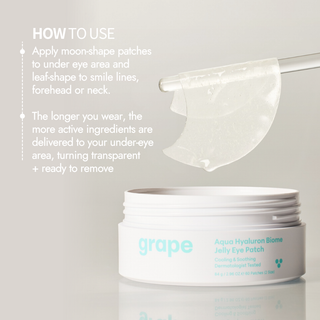 Grape Aqua Hyaluron Biome Jelly Eye Patch