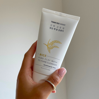 Rice Pure Clay Mask to Foam Cleanser 150ml
