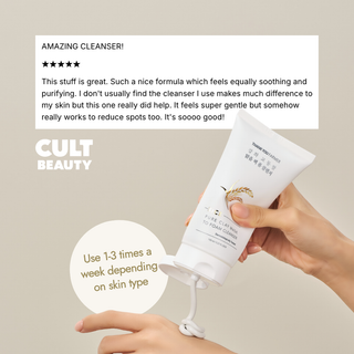 Rice Pure Clay Mask to Foam Cleanser 150ml