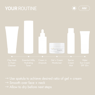 Rice Pure Gel and Cream Moisturiser 80ml