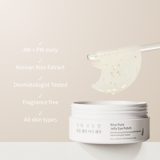 Rice Pure Jelly Hydrogel Brightening Eye Patches