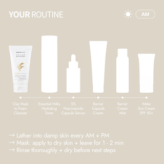 Rice Pure Clay Mask to Foam Cleanser 150ml