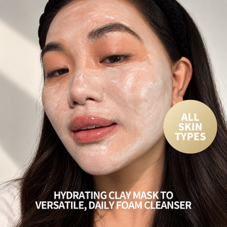 Rice Pure Clay Mask to Foam Cleanser 150ml