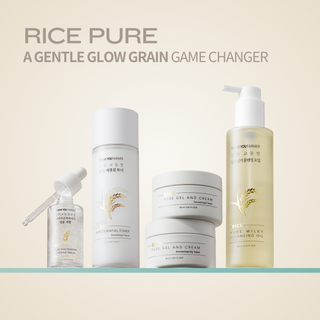 Rice Pure Glow Collagen Hydrogel Masks x 4pcs