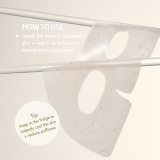 Rice Pure Glow Collagen Hydrogel Masks x 4pcs