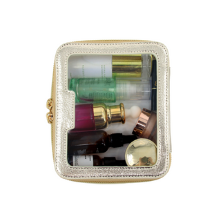 Luxury Cosmetics Small Bag - Gold