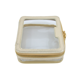 Luxury Cosmetics Small Bag - Gold