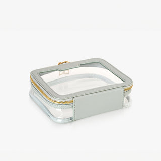 Luxury Cosmetics Small Bag - Blue/Grey