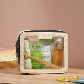 Luxury Cosmetics Small Bag - Cream