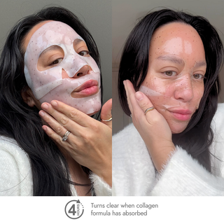 Rice Pure Glow Collagen Hydrogel Masks x 4pcs